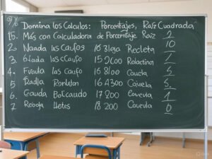 Domina los Cálculos: Porcentajes, Raíz Cuadrada y Más con Nuestra Calculadora
